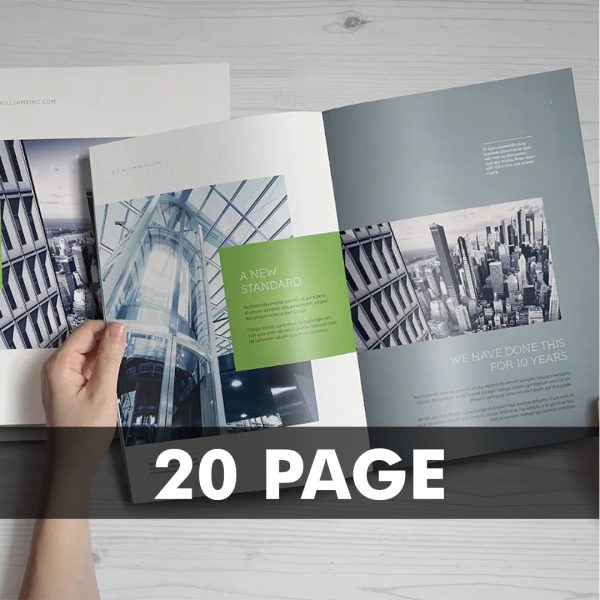 20 Page Booklets Full Size - Order Now - Fast Delivery