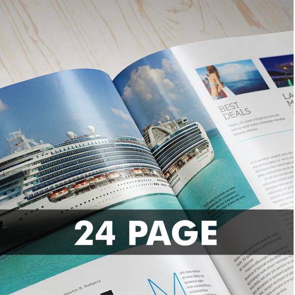 24 Page Booklets Half Page - Order Now - Fast Delivery