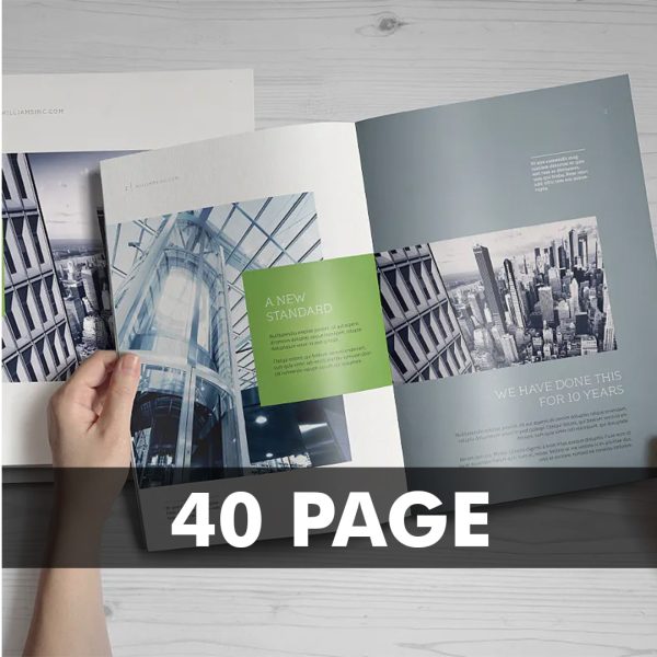 40 Page Booklets Full Size - Order Now -Fast Delivery