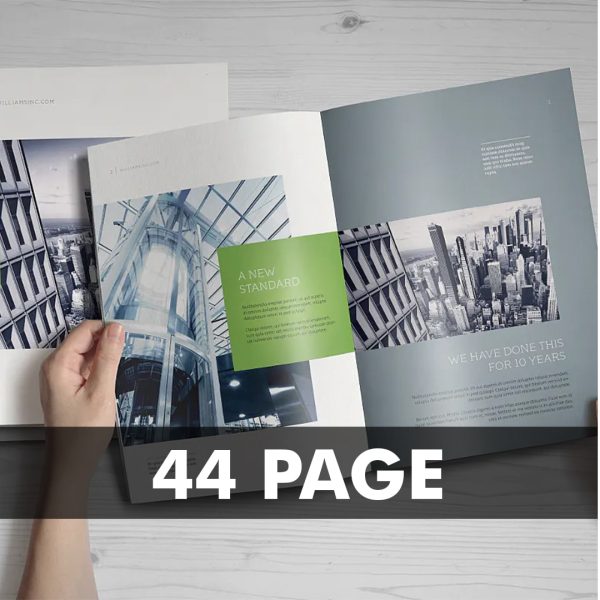 44 Page Booklets Full Size - Order Now - Fast Delivery